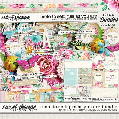 Note To Self: Just as You Are Bundle by Kristin Cronin-Barrow & Studio Basic