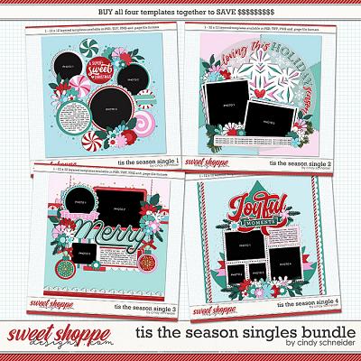 Cindy's Layered Templates - Tis the Season Singles Bundle by Cindy Schneider