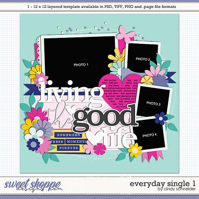 Cindy's Layered Templates - Everyday Single 1 by Cindy Schneider