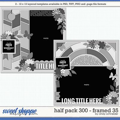 Cindy's Layered Templates - Half Pack 300: Framed 35 by Cindy Schneider