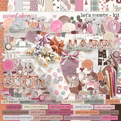 Let's Pawty | Kit - by Kris Isaacs Designs Let's Pawty | Kit - by Kris Isaacs Designs
