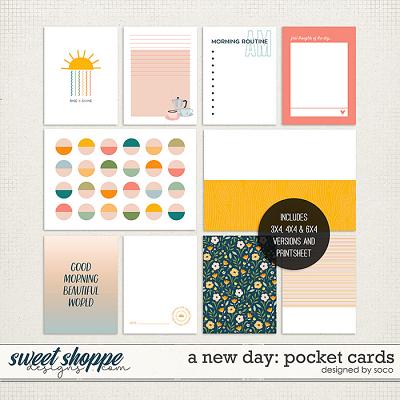 A New Day: Pocket Cards | Designed by Soco