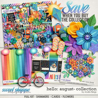 Hello: August- COLLECTION & *FWP* by Studio Flergs