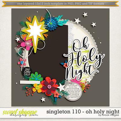 Brook's Templates - Singleton 110 - Oh Holy Night by Brook Magee 
