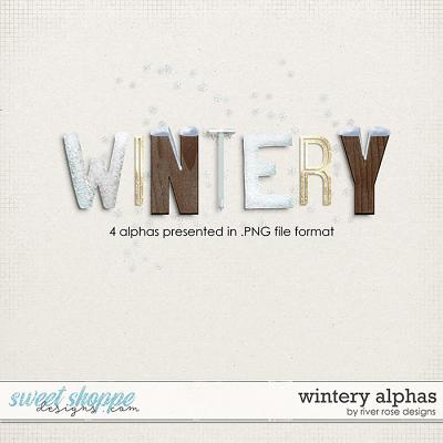 Wintery Alphas by River Rose Designs