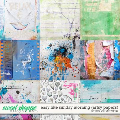 Easy like Sunday morning (artsy papers) by Little Butterfly Wings