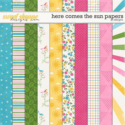 Here Comes The Sun Papers by LJS Designs