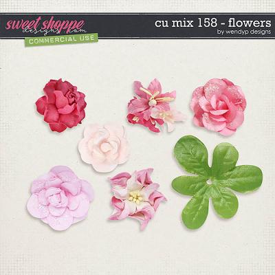 CU Mix 158 - flowers by WendyP Designs