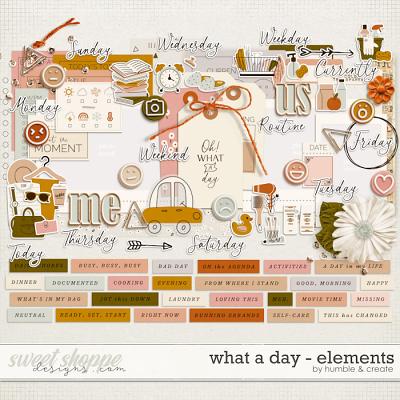 What A Day | Elements - by Humble & Create
