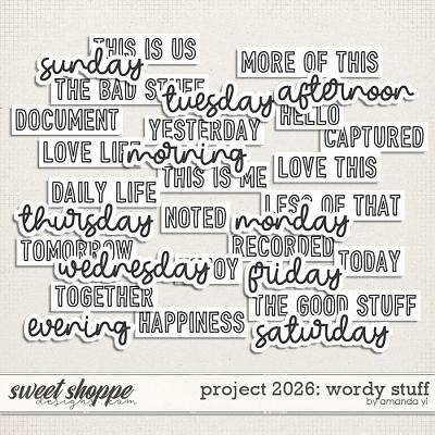 Project 2026: wordy stuff by Amanda Yi