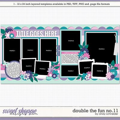 Cindy's Layered Templates - Double the Fun No. 11 by Cindy Schneider