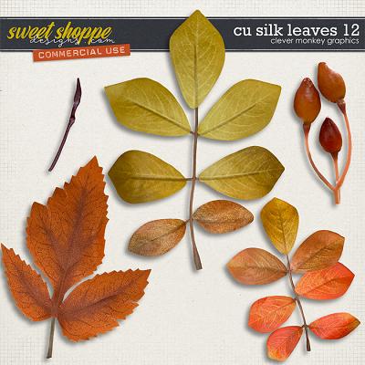CU Silk Leaves 12 by Clever Monkey Graphics     