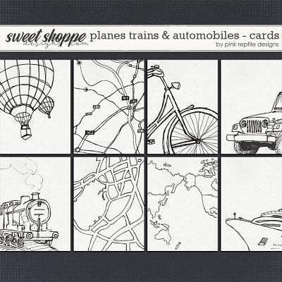 Planes, Trains & Automobiles Cards by Pink Reptile Designs Planes, Trains & Automobiles Cards by Pink Reptile Designs
