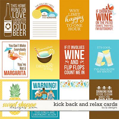 Kick Back And Relax Cards by LJS Designs 