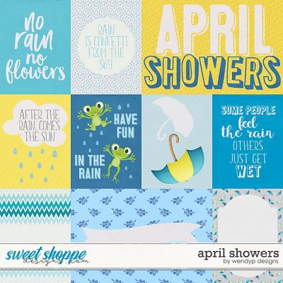 April Showers - cards by WendyP Designs