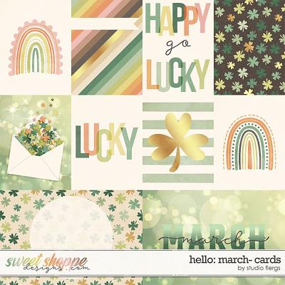 Hello: March- CARDS by Studio Flergs