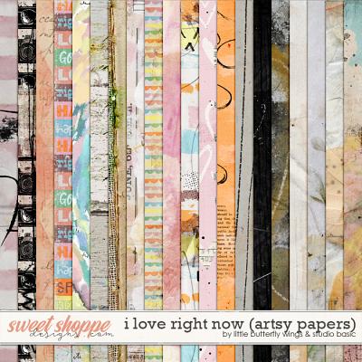 I Love Right Now Papers by Little Butterfly Wings & Studio Basic