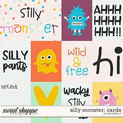 Silly monster: cards by Amanda Yi