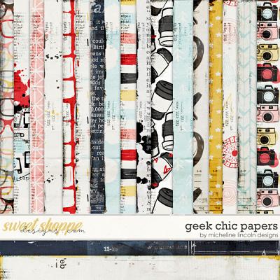 Geek Chic Papers by Micheline Lincoln Designs