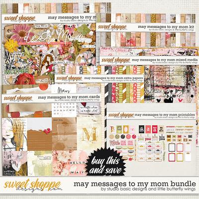 May Messages To My Mom Bundle by Studio Basic and Little Butterfly Wings