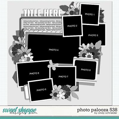 Cindy's Layered Templates - Photo Palooza 538 by Cindy Schneider