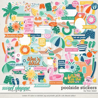 Poolside Stickers by Traci Reed