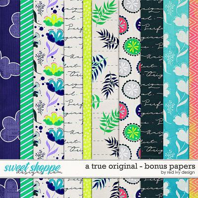 A True Original Bonus Papers by Red Ivy Design