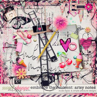 Embrace The Moment Artsy Notes by Simple Pleasure Designs and Studio Basic