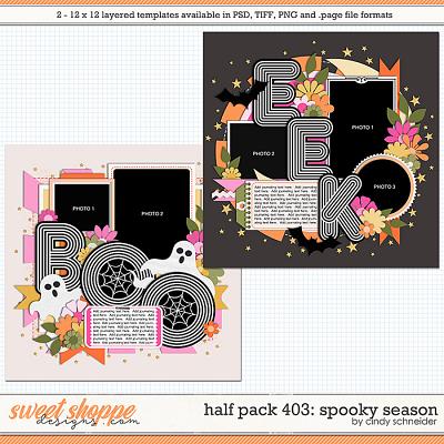 Cindy's Layered Templates - Half Pack 403: Spooky Season by Cindy Schneider