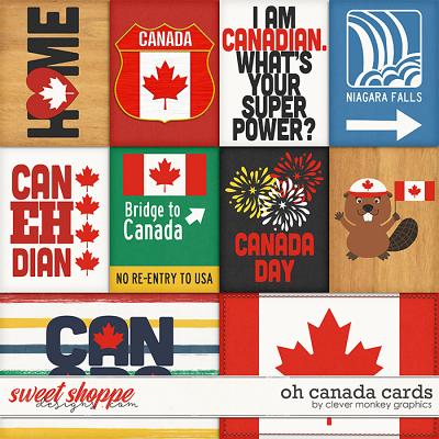 Oh Canada Cards by Clever Monkey Graphics 