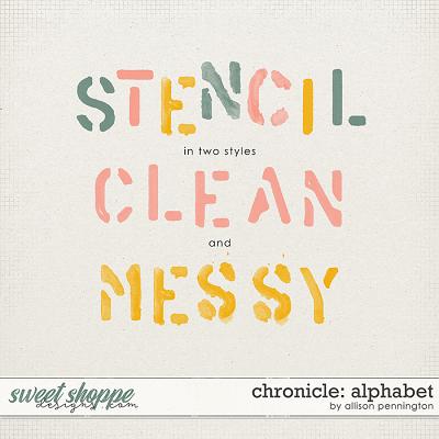 Chronicle: Alphabet by Allison Pennington