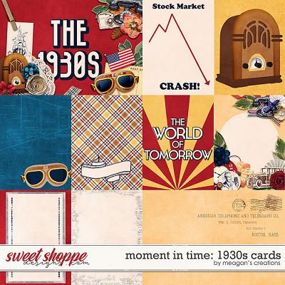 Moment in Time: 1930s Cards by Meagan's Creations