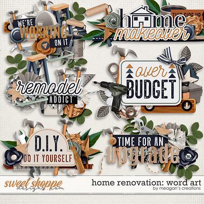 Home Renovation: Word Art by Meagan's Creations