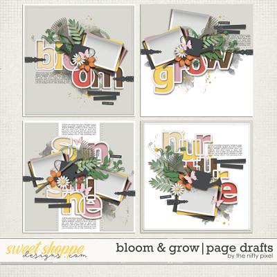 BLOOM & GROW | PAGE DRAFTS by The Nifty Pixel