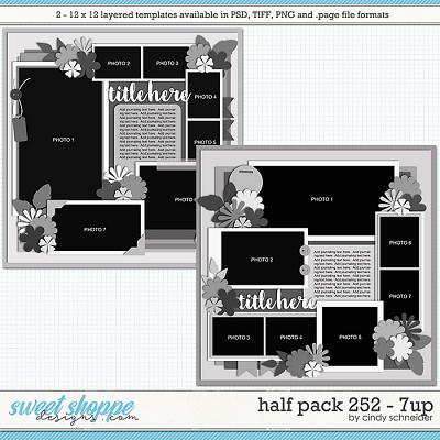 Cindy's Layered Templates - Half Pack 252: 7up by Cindy Schneider