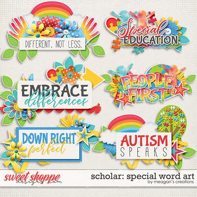 Scholar: Special Word Art by Meagan's Creations