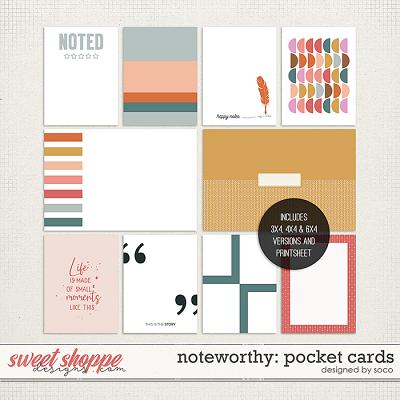 Noteworthy: Pocket Cards | Designed by Soco
