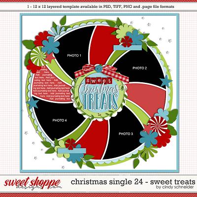 Cindy's Layered Templates - Christmas Single 24: Sweet Treats by Cindy Schneider