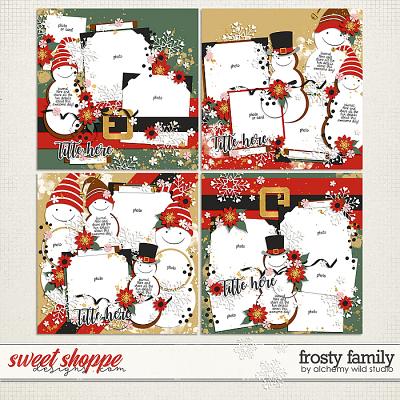 Frosty Family Layered Templates by Amber