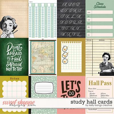 Study Hall cards by Kelly Bangs Creative