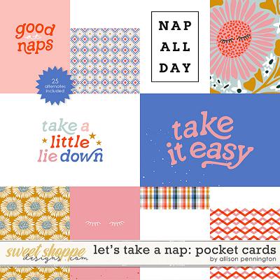 Let's Take a Nap: Pocket Cards by Allison Pennington