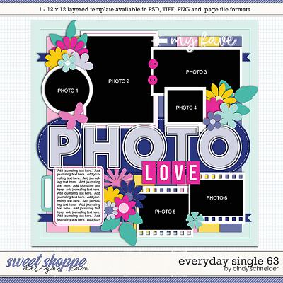 Cindy's Layered Templates - Everyday Single 63 by Cindy Schneider