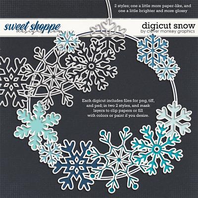 Digicut Snow by Clever Monkey Graphics