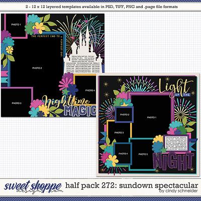 Cindy's Layered Templates - Half Pack 272: Sundown Spectacular by Cindy Schneider