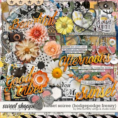 Sunset Soiree Hodgepodge Frenzy by Little Butterfly Wings & Studio Basic