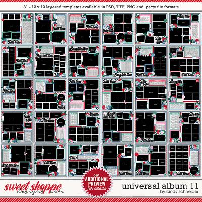 Cindy's Layered Templates - Universal Album 11 by Cindy Schneider