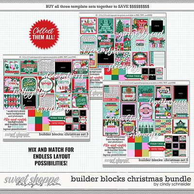 Cindy's Layered Templates - Builder Block Bundle: Christmas by Cindy Schneider Cindy's Layered Templates - Builder Block Bundle: Christmas by Cindy Schneider