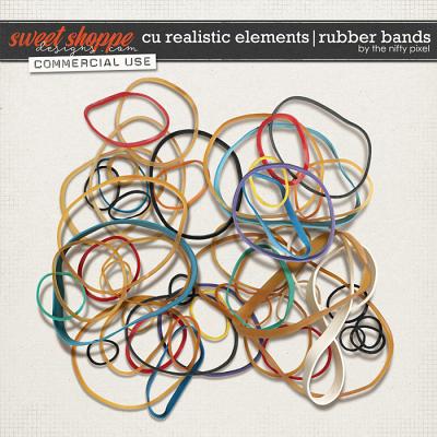 CU REALISTIC ELEMENTS | RUBBER BANDS by The Nifty Pixel