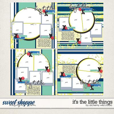 It's The Little Things Layered Templates by Amber