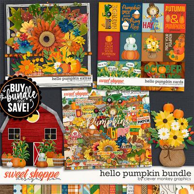 Hello Pumpkin Bundle by Clever Monkey Graphics